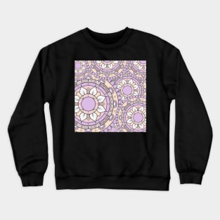 Pastel Color Layered Mandalas Crewneck Sweatshirt